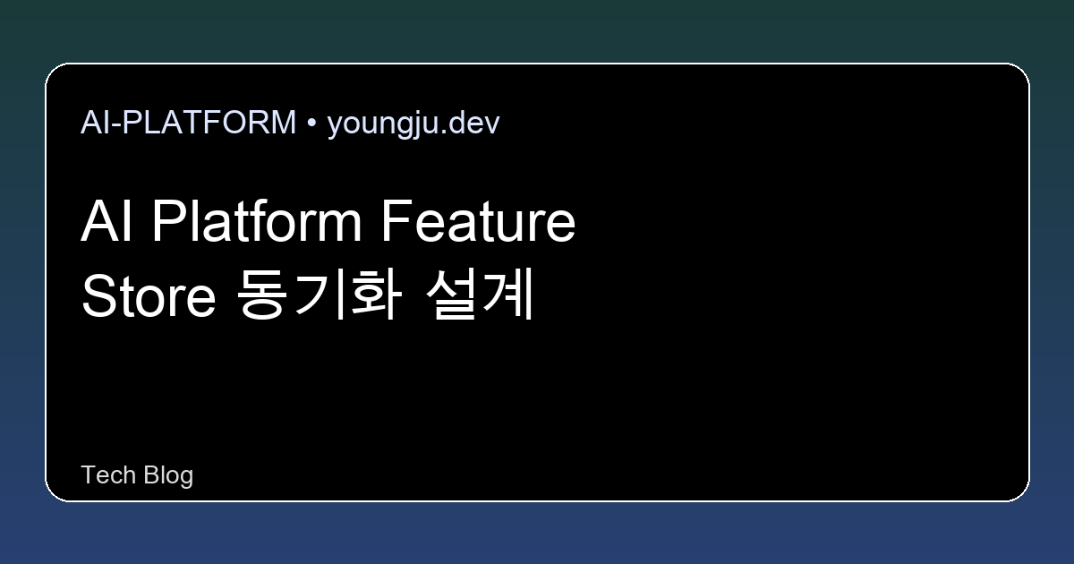 AI Platform Feature Store 同步设计