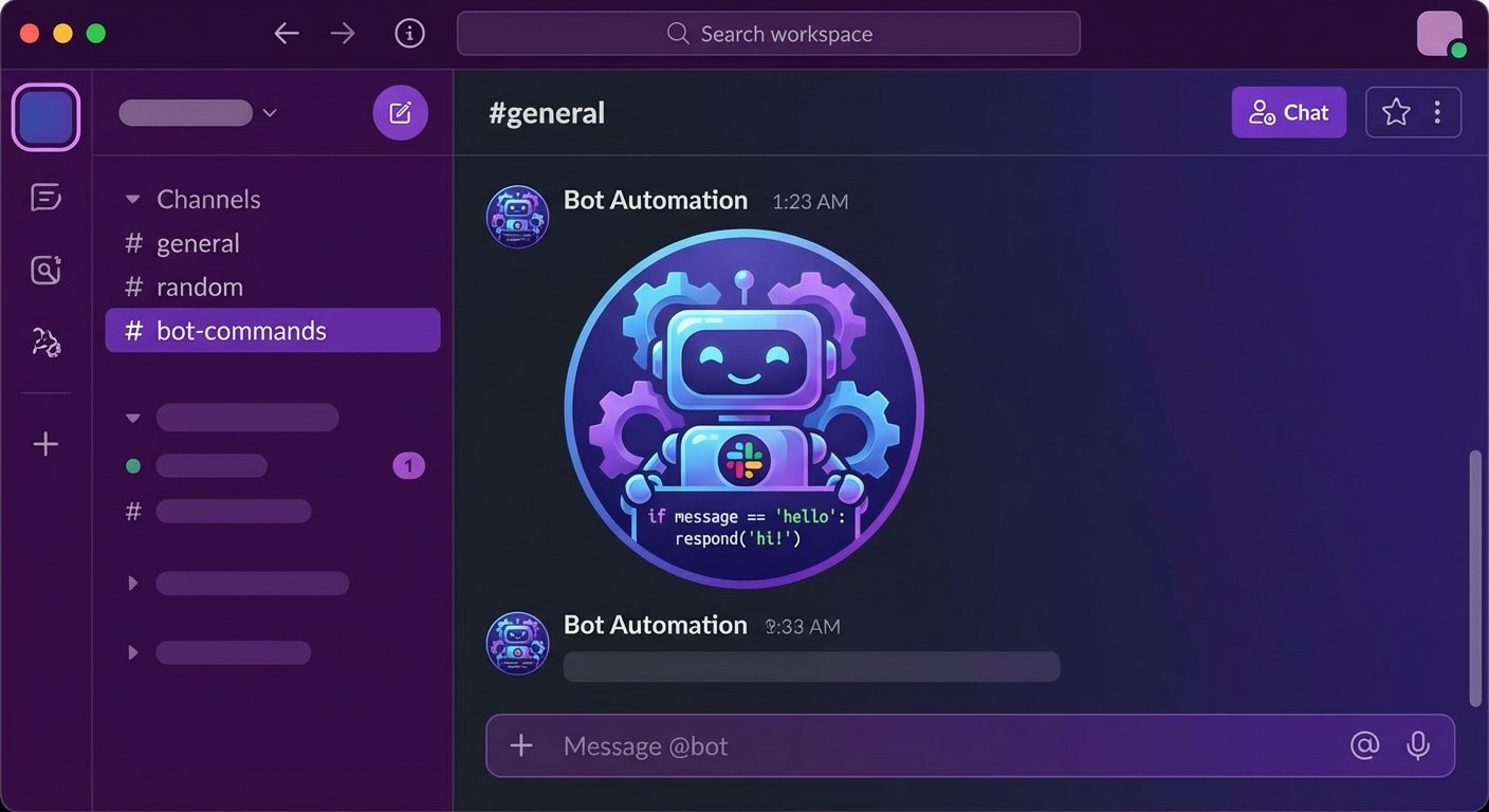 Slack Bot Bolt SDK