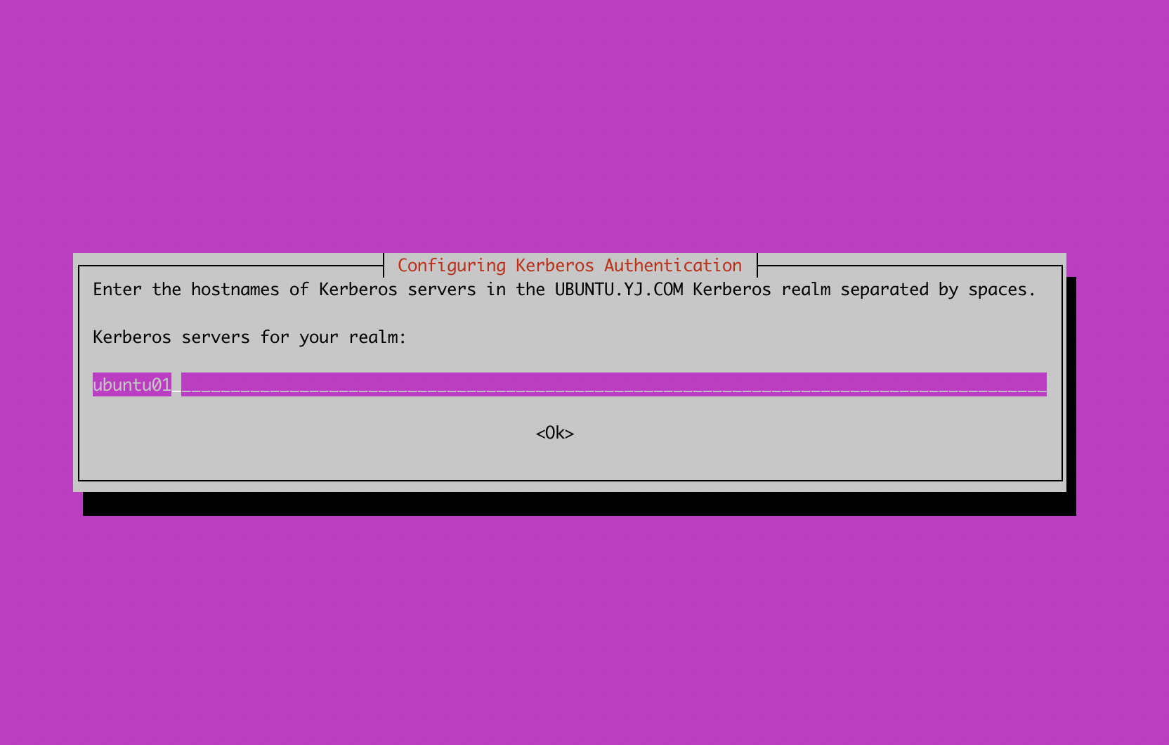 krb5-kdc-hostname